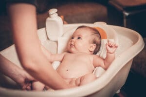 Bathing & Moisturizing Baby's Skin