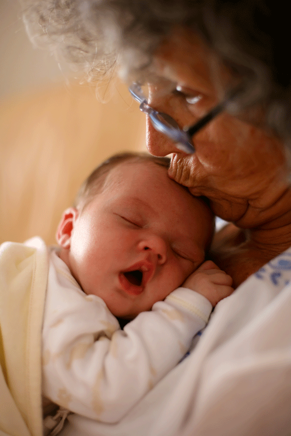 baby and grandma